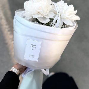 مینیمال پیونی سفید