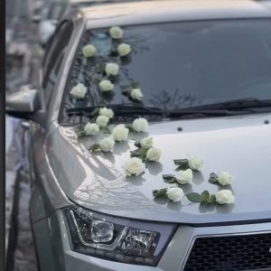 ماشین عروس تمام رز