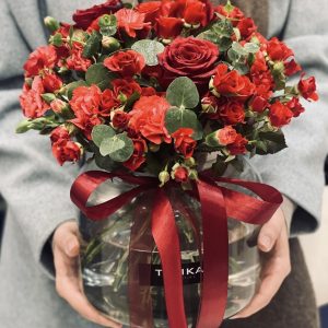 شیشه گل رز مینیاتوری