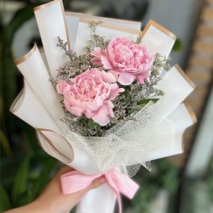 دسته گل پیونی