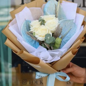 دسته گل رز