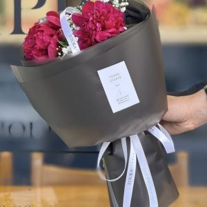 دسته گل پیونی