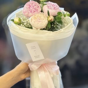دسته گل پیونی